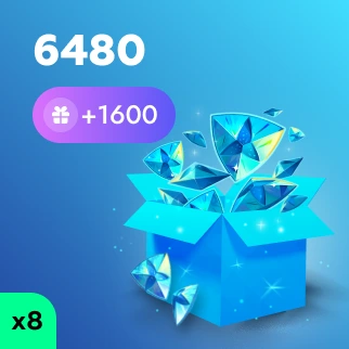 64640 Crystals x8